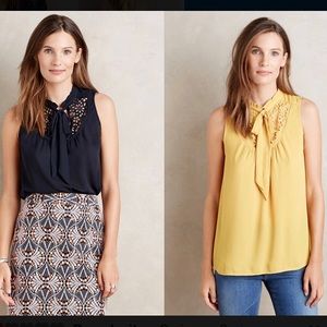 Anthropologie grey laser cut top